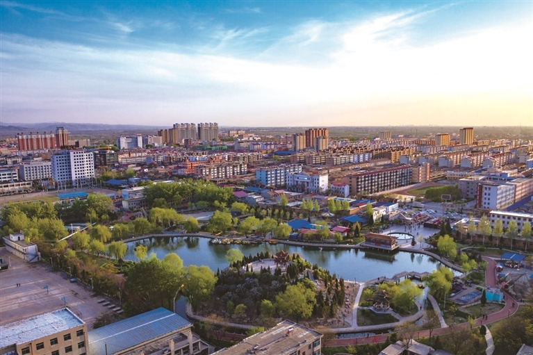 太谷城市建设日新月异 通讯员 阴娜摄 太谷城市建设日新月异 通讯员 阴娜摄