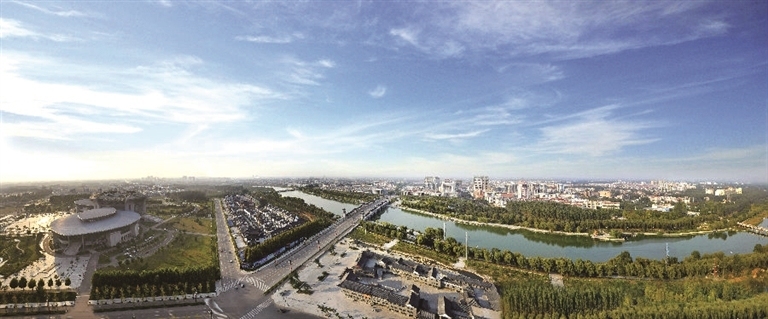 曲阜城市远景 通讯员 曲萱摄