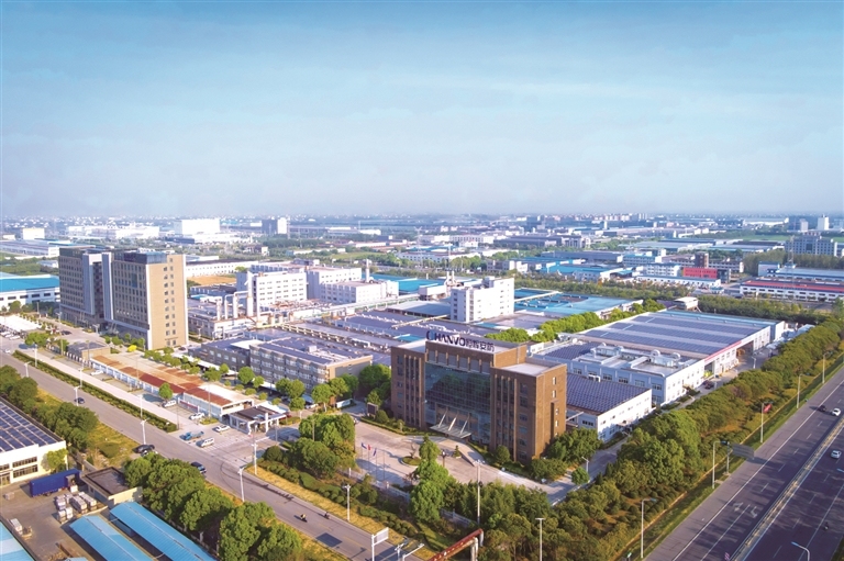 江苏恒辉安防股份有限公司集研发、生产、售后服务于一体综合办公楼通讯员 沈凯摄