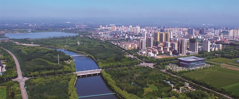 孝义城市航拍图 通讯员 赵元明摄
