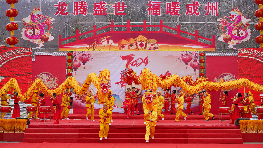 龙腾虎跃闹新春（陈争强 摄）