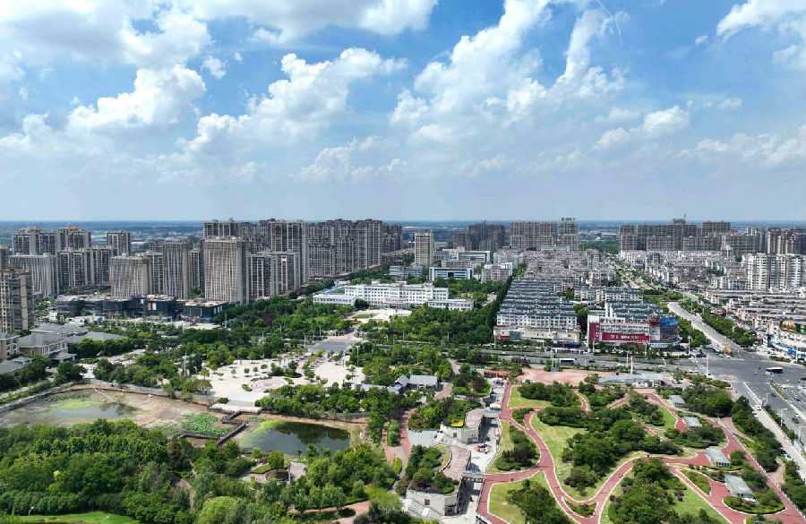 涡北新区一景 （蜀宣 摄）