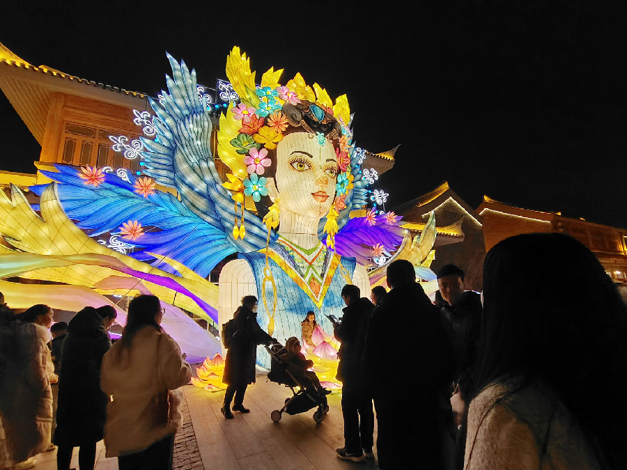 园博园灯会现场 （杨文喆 摄）