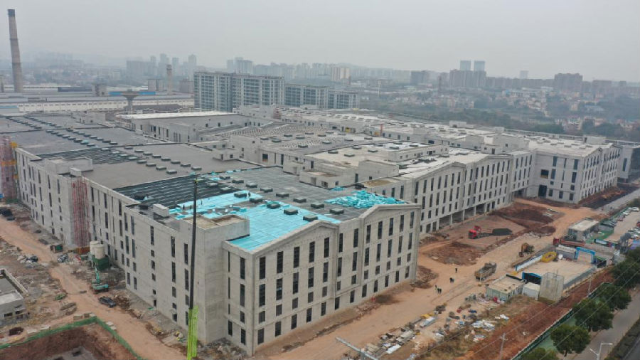  欣旺达浙江锂欣产业园圆柱锂电池项目建设现场 （徐正达 摄）