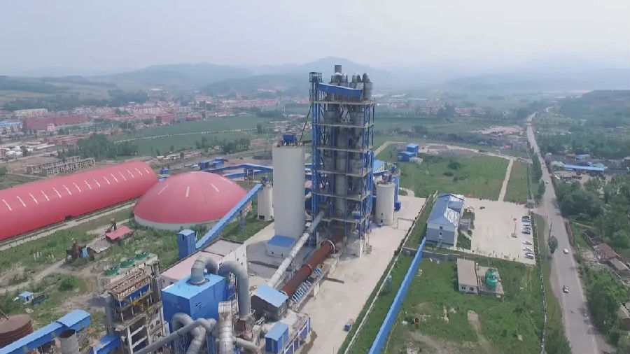 白山市江源区山水水泥厂（王浩宇 摄）
