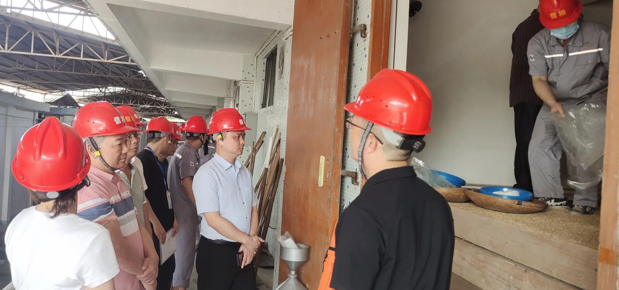 粮食库点实地进行粮食入库情况核查(陈玉坚 摄) 粮食库点实地进行粮食入库情况核查(陈玉坚 摄)