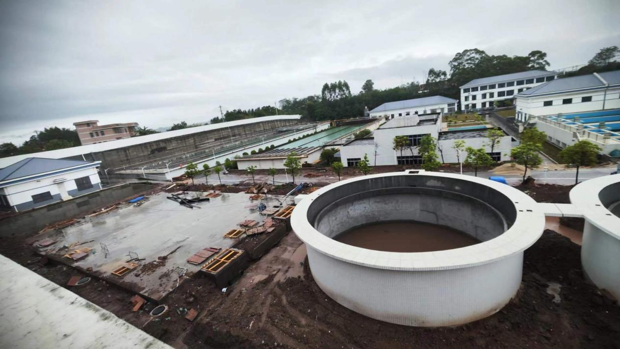 城乡供水一体化升级改造工程项目现场（张开洲 摄）