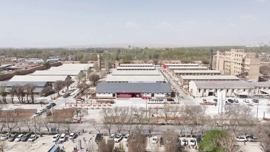 库车历史文化名城游客集散中心（王建强 摄）