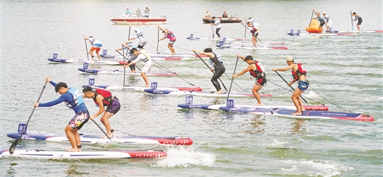 2023年青神县水上运动周现场（古良驹 摄）