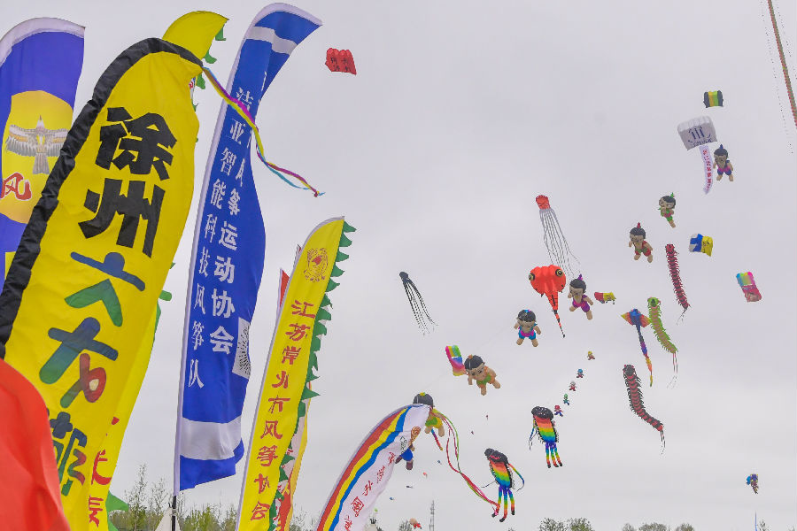 2024江苏省风筝精英赛现场（董京京 摄）