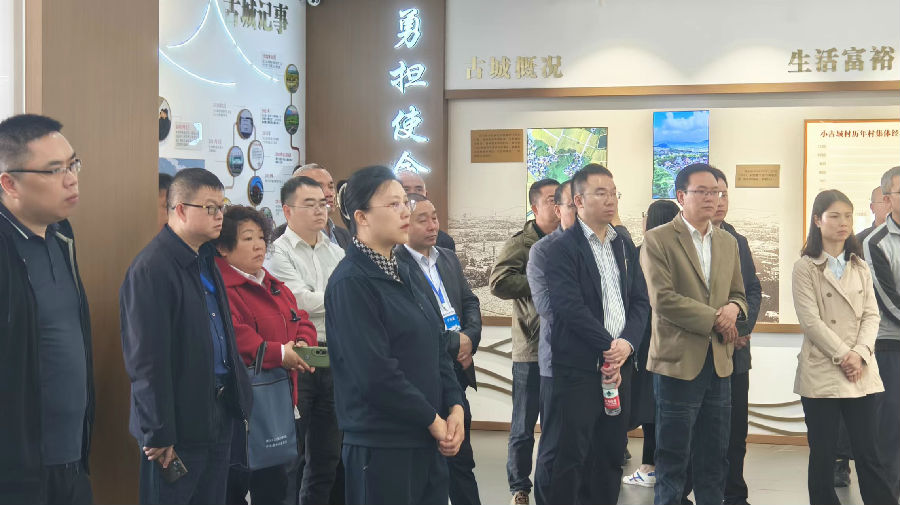 在杭州市余杭区小古城村学习现场 （曾庆华 摄）