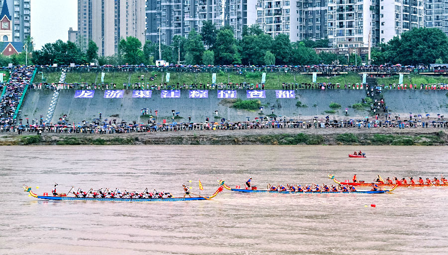 2023年川渝龙舟精英邀请赛 （曲萱 摄）