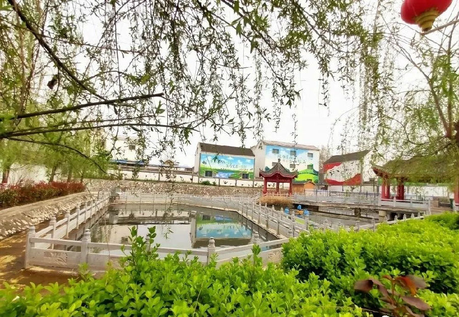 高店村游园一景（张雪岩 摄）