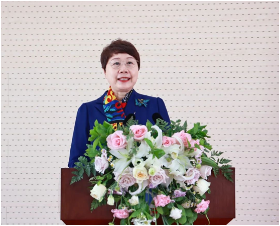 赵晓红致辞(侯庆滨 摄) 赵晓红致辞(侯庆滨 摄)