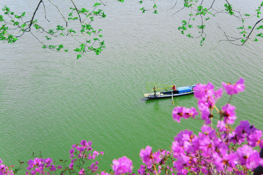 常山镇新兴村湖畔美景（李广友 摄）