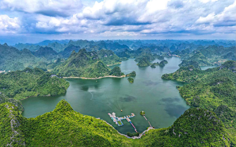 大龙洞水库（李辉 摄）