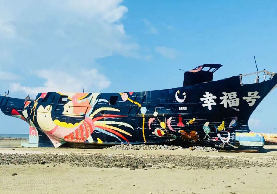 临高“扶提船歌”（陈奇巧 摄）