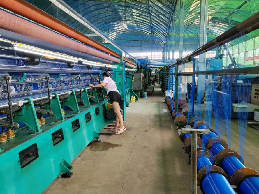 图为苍溪县岫云工程材料有限公司（张苗 摄）