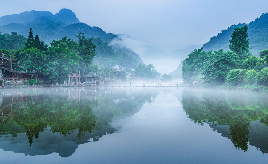 烟雨柳江（张佳豪 摄）