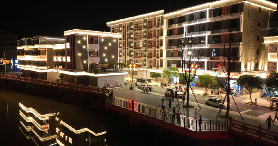 昭化城市夜景（杨黎明 摄）