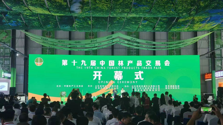 第十九届中国林产品交易会开幕（徐昊 摄）