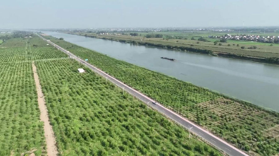 图为怀远县荆山镇(吴高翔 摄) 图为怀远县荆山镇(吴高翔 摄)