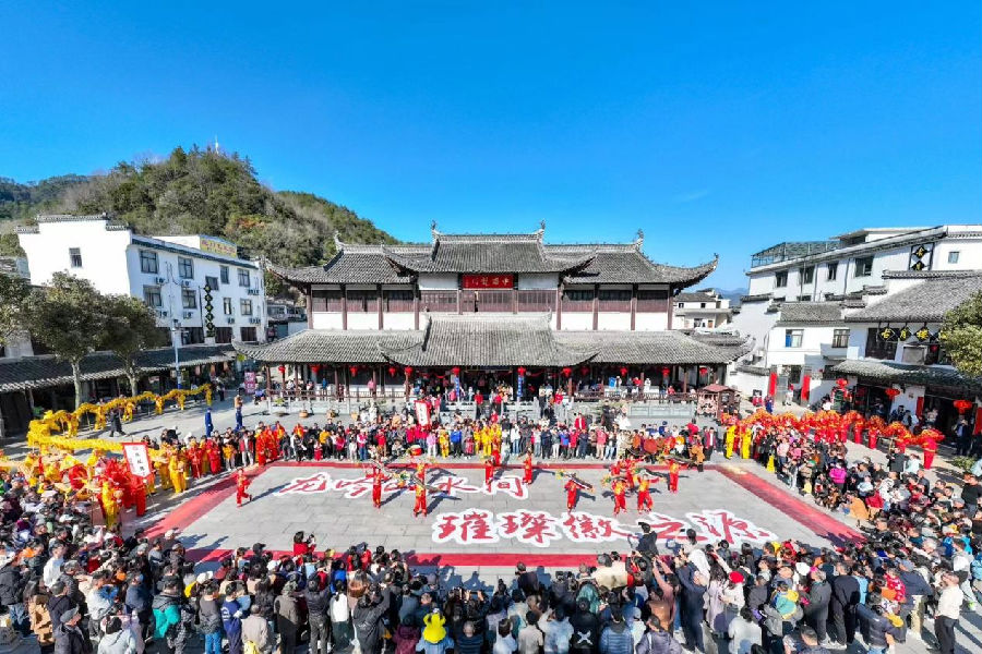 非遗项目“菜单式服务”走进国家5A级景区龙川（许毅为 摄）