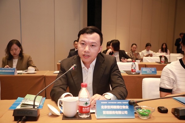 企业代表发言（陈建峰 摄）