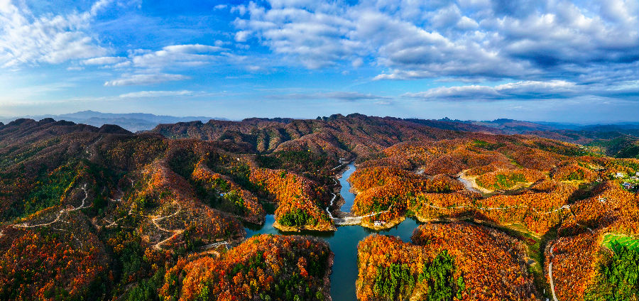 蜀道千岛湖——英雄水库(曾正强摄)