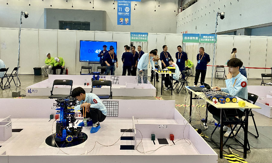 职业技能大赛现场（计莉莉 摄）