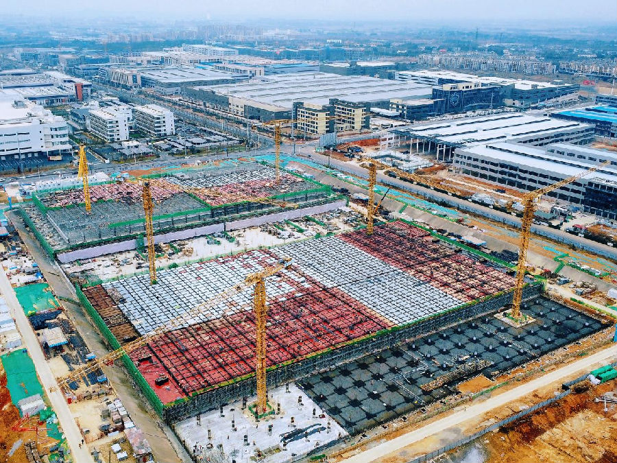 长三角（宣城）产业合作区广德片区航拍图（窦颖 摄）