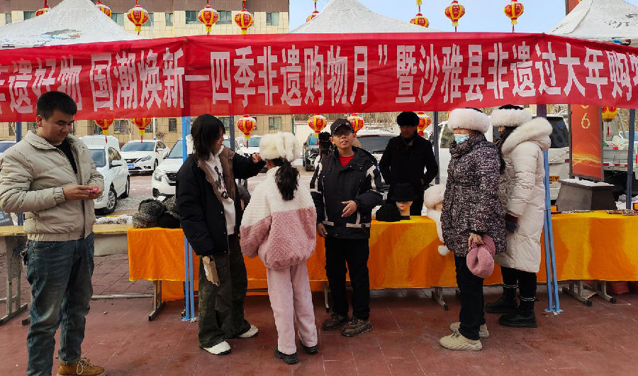 活动现场（佐合热古丽 摄）