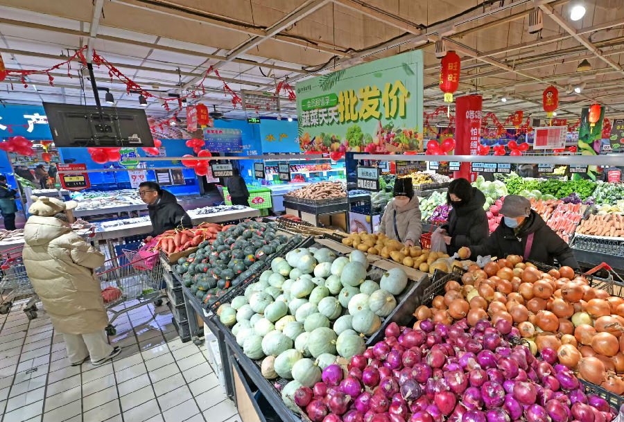 本溪市生鲜超市（郭心晖 摄）