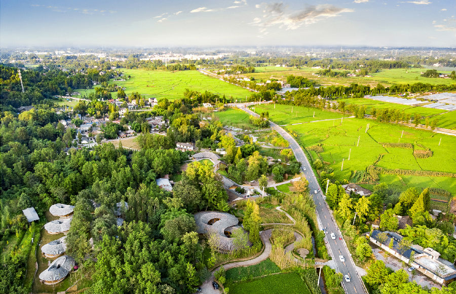 道明镇竹艺村 (陈崇  摄)