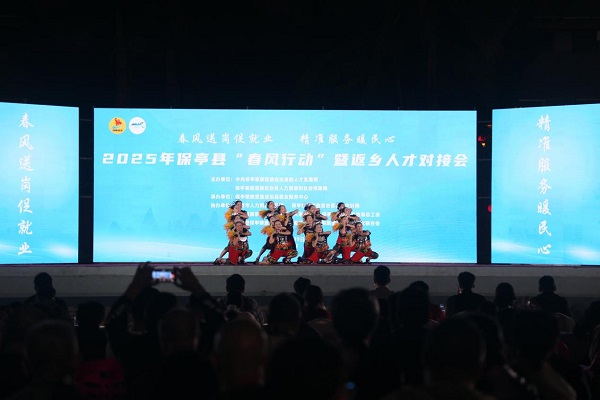 2025年保亭县春风行动暨返乡人才对接会现场（文宏武 摄）