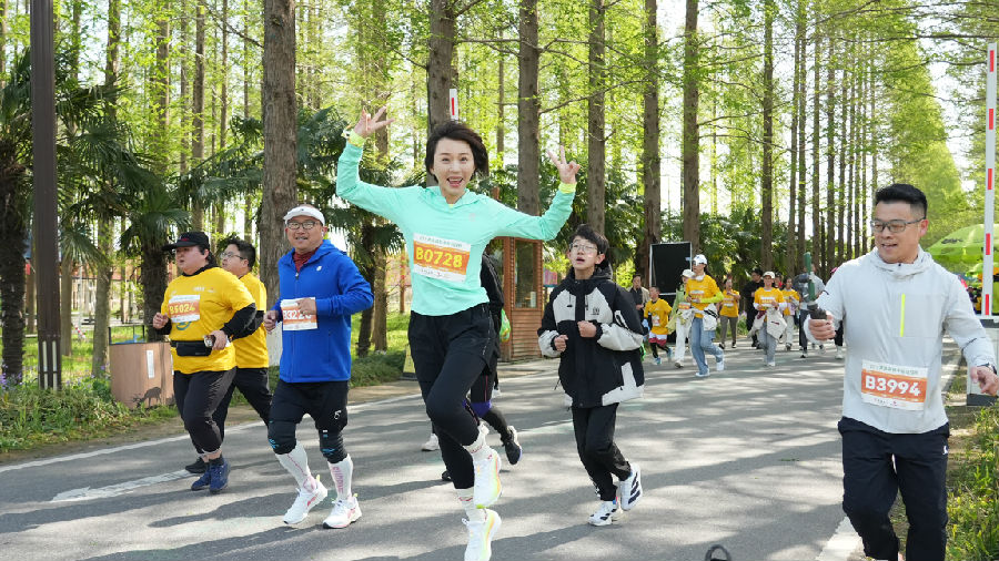 2025黄海森林半程马拉松现场（张莉琳 摄）