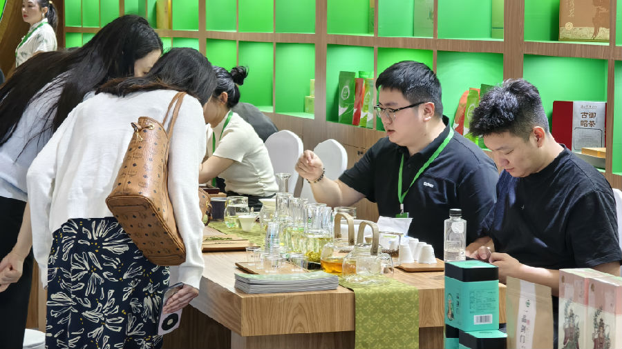 广元展馆人气满满（戚译升 摄）