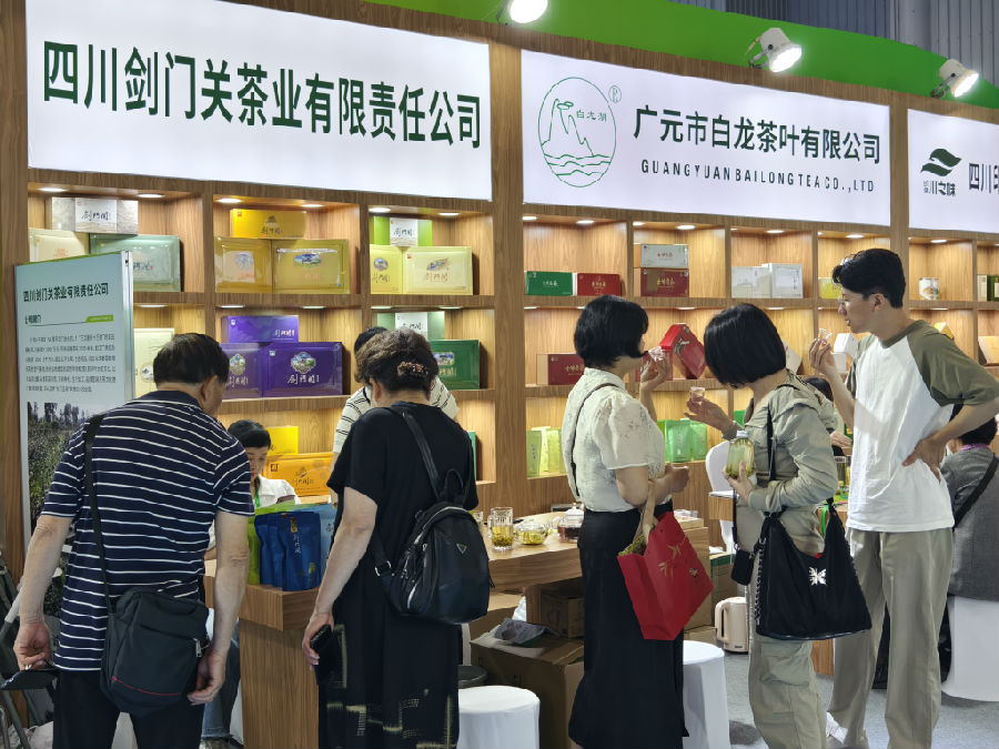 广元展馆人气满满（戚译升 摄）