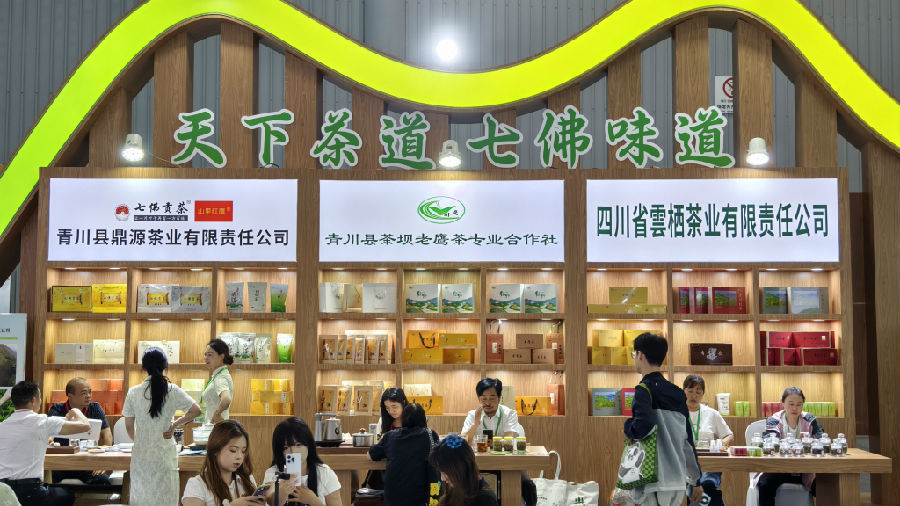 广元展馆人气满满（戚译升 摄）