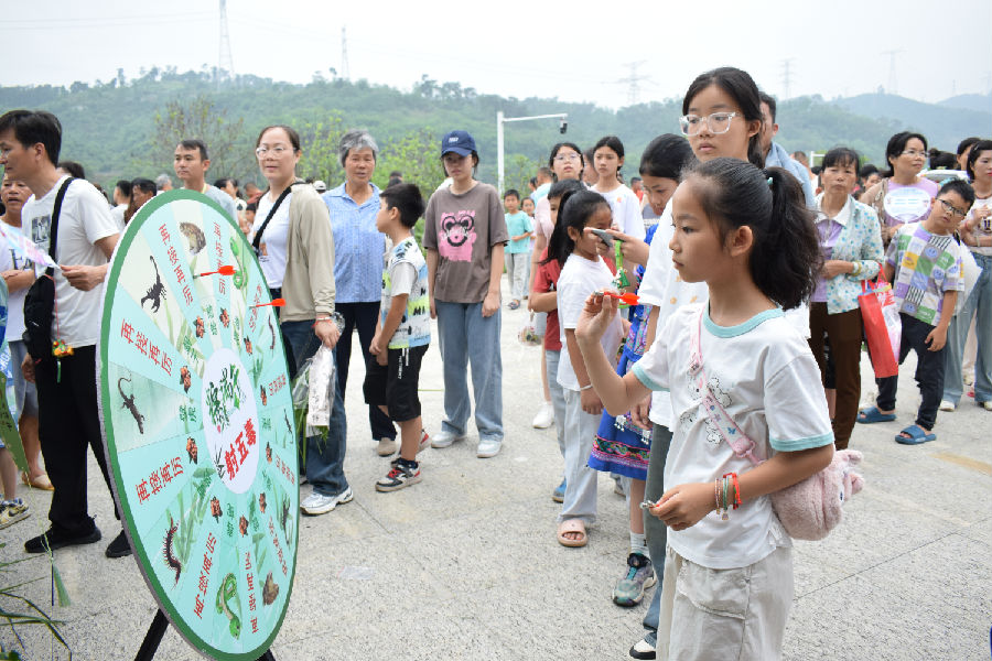 传统习俗活动之射五毒（高萍 摄）