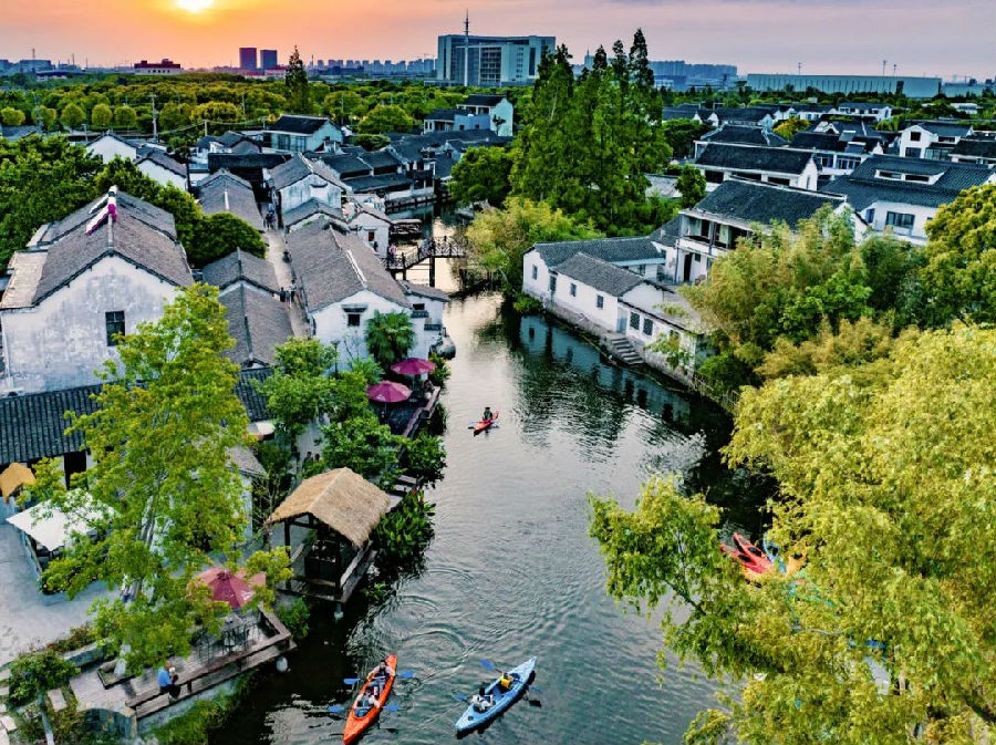 风景如画的千灯宜居环境（汪宇陆 摄）