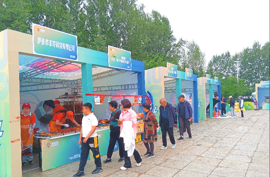 农产品展区（刘尧 摄）