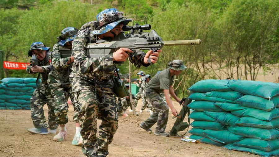 曾家山军事研学（张敏 摄）