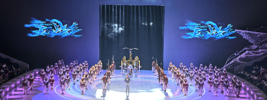 现场节目表演（刘尧 摄）