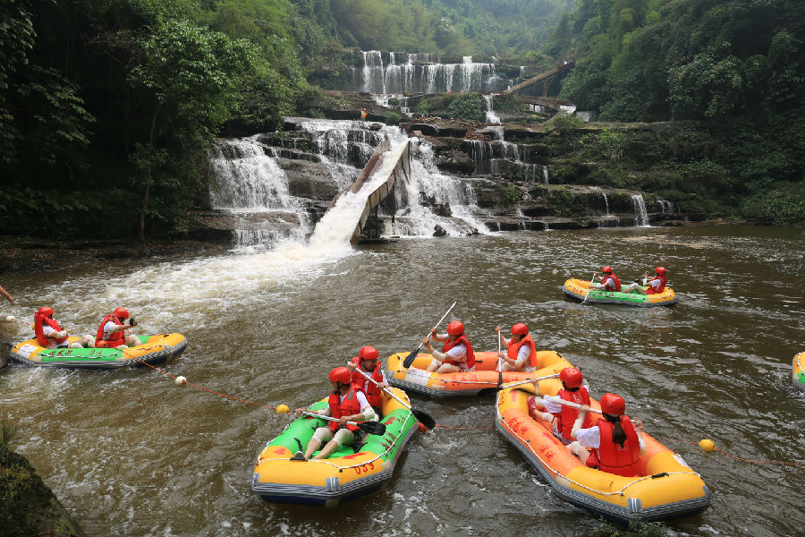 漂流现场（王超明 摄）