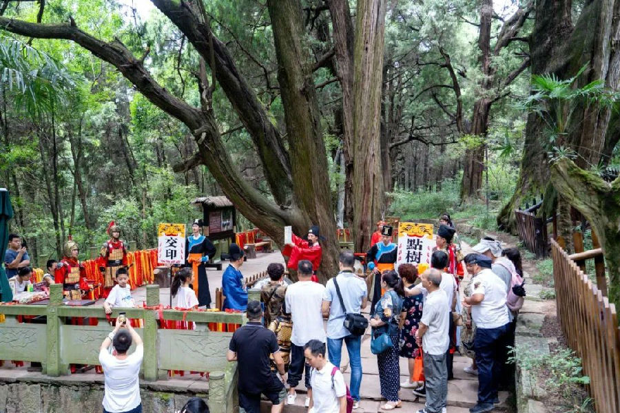 《点树交印》情景剧（夏志鹏 摄）