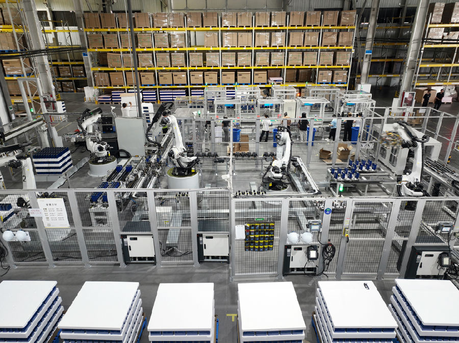 自动化生产线（姚绍庄 摄）