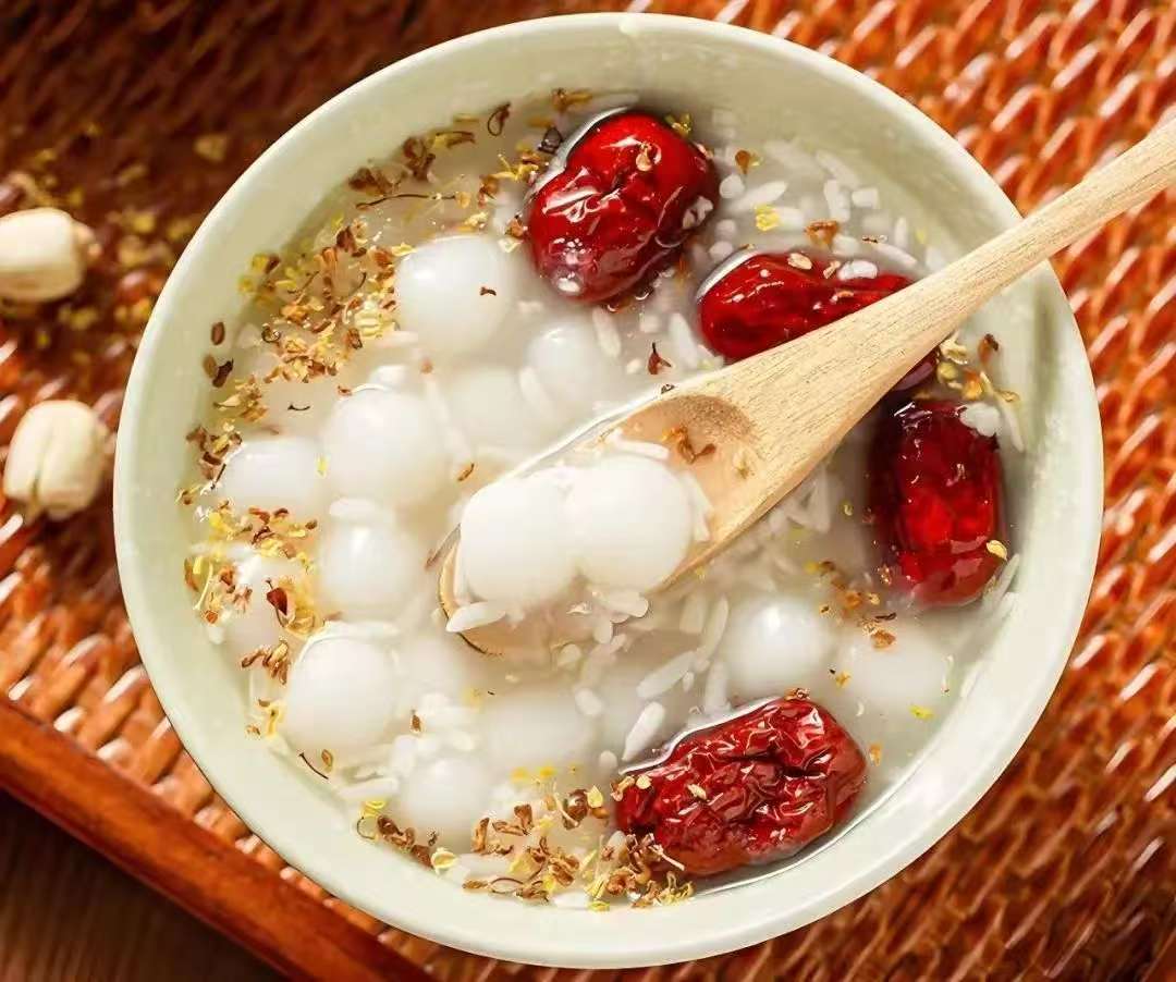 孝感米酒制作的美食（肖鹏协 摄）