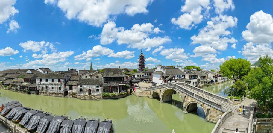 千灯古镇一角（汪宇陆 摄）