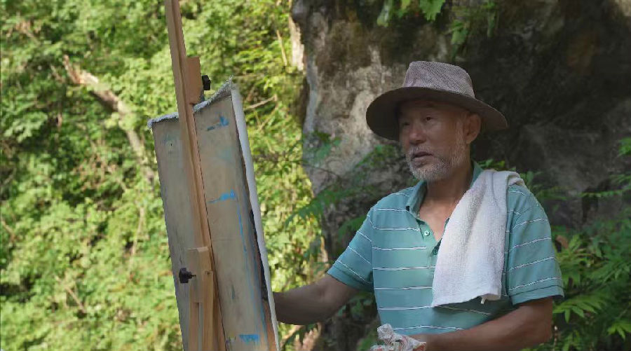 “千里鸭绿江，最美在浑江”大型写生活动在白山市启动（郑开秀 摄）